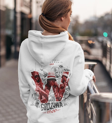 Damska bluza z kapturem GODZINA W